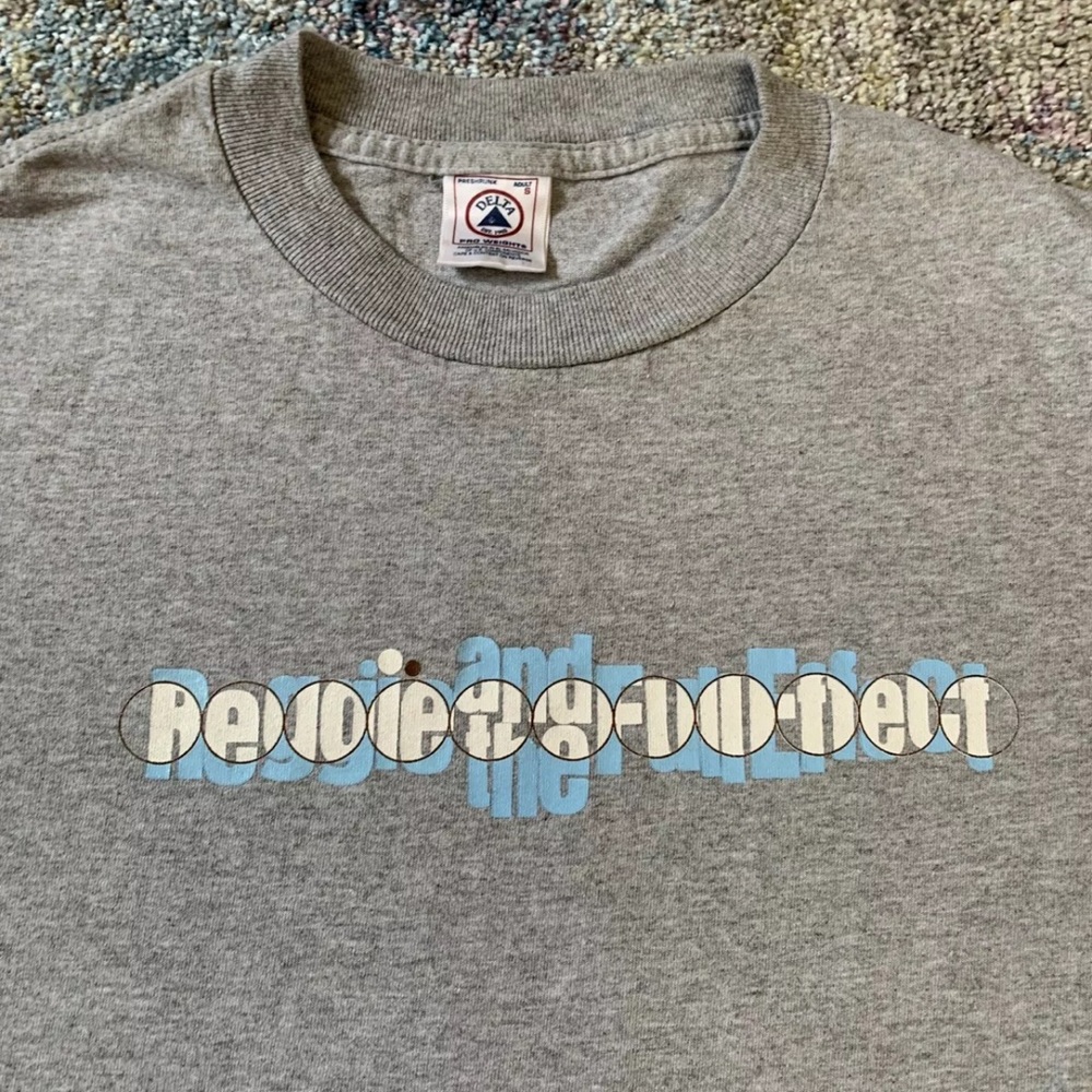 Reggie and the Full Effect Band Tee. Adult Small